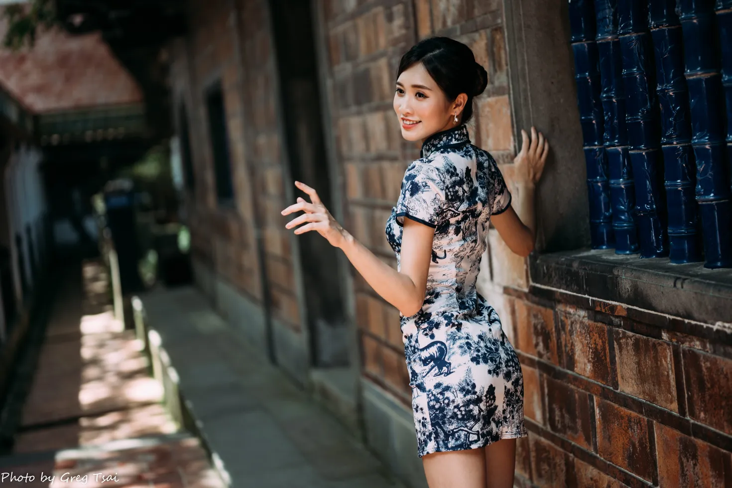 [Mzsock] NO.151 Zhang Jun short cheongsam, stockings, high heels and beautiful legs street photography#[54P]-11